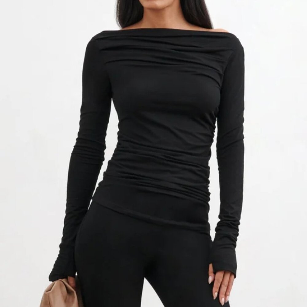 Marcella black Cooper top large nwt - Picture 10 of 12
